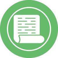 Page with Curl Vector Icon