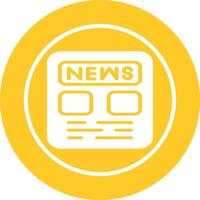 Newspaper Vector Icon