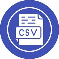 CSV Vector Icon