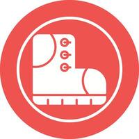 Electrical Work Boots Vector Icon