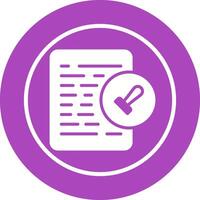 Document Permissions Vector Icon