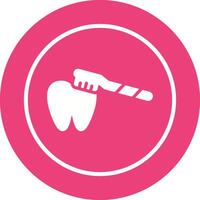 Brushing Teeth Vector Icon