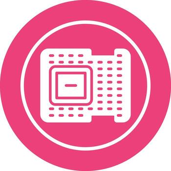 icono de vector de procesador