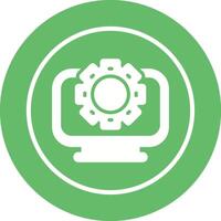 Desktop Computer Vector Icon