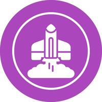 Rocket Launch Vector Icon