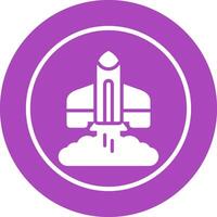 Rocket Launch Vector Icon