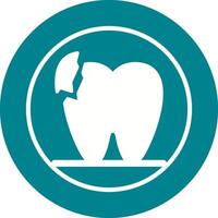 Broken Teeth Vector Icon