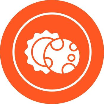 icono de vector de eclipse