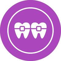 icono de vector de dientes