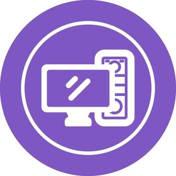 Computer Vector Icon