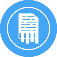 Shredding Vector Icon