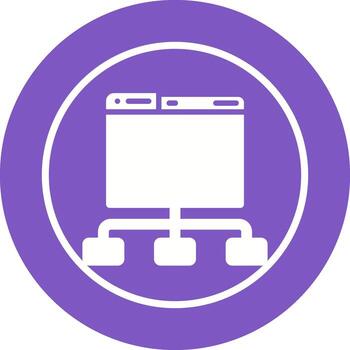 icono de vector de red