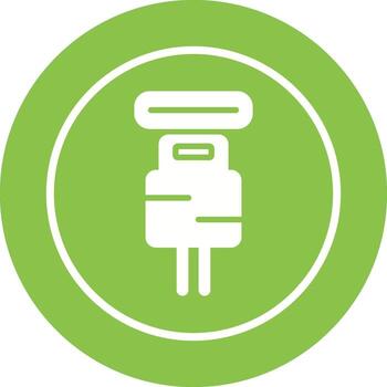 icono de vector de enchufe