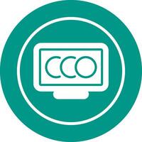 Desktop Computer Vector Icon