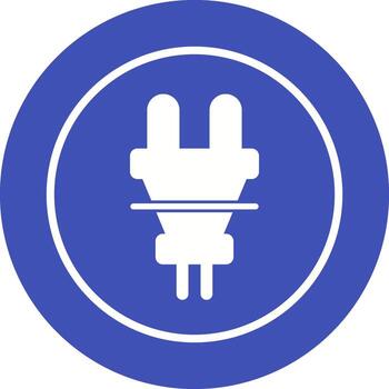 icono de vector de enchufe