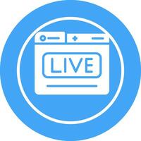 Live Stream Vector Icon
