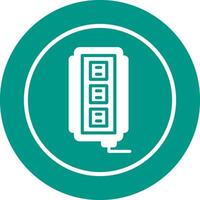 icono de vector de enchufe
