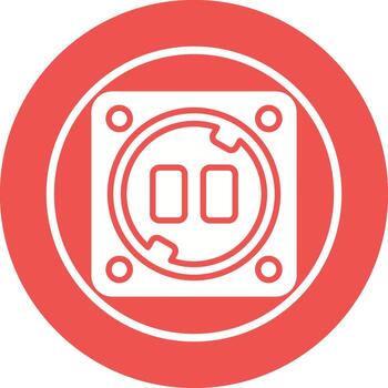 icono de vector de enchufe
