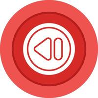 Rewind Button Vector Icon