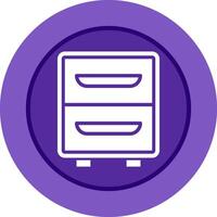 icono de vector de archivador