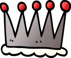 cartoon doodle crown symbol png