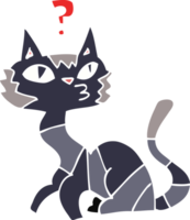 Cartoon-Doodle-Katze png