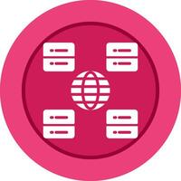 Content Delivery Network Vector Icon