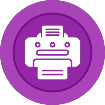 icono de vector de impresora