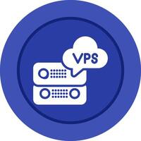 VPS Hosting Vector Icon