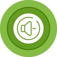 Volume Down Circle Vector Icon