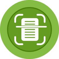 Document Scanning Vector Icon