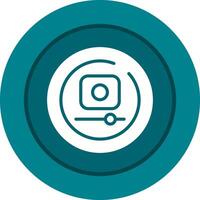 Video Record Circle Vector Icon