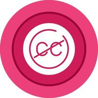 Closed Captions Circle Vector Icon