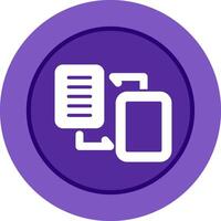 Document Migration Vector Icon