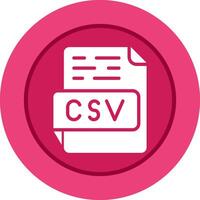 CSV Vector Icon