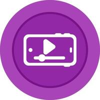 icono de vector de vídeo