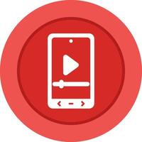 Video Player Vector Icon