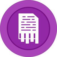 Shredding Vector Icon