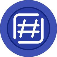 Hashtag Vector Icon