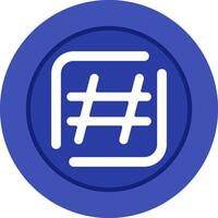 Hashtag Vector Icon