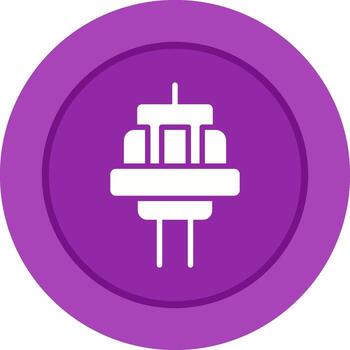 icono de vector de enchufe