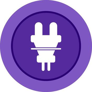 icono de vector de enchufe