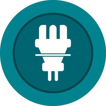 icono de vector de enchufe