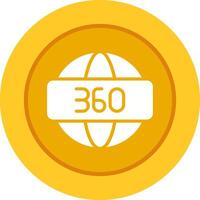 360 Degrees Vector Icon