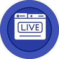 Live Stream Vector Icon