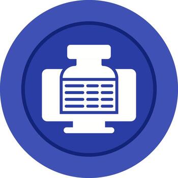Computer Vector Icon