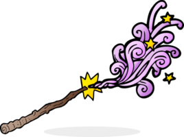 cartoon magic wand png