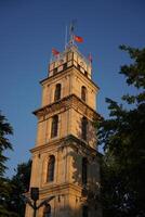 Tophane Clock Tower in Bursa, Turkiye photo