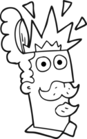 black and white cartoon man with exploding head png