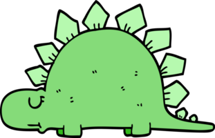 Cartoon-Doodle prähistorischer Dinosaurier png